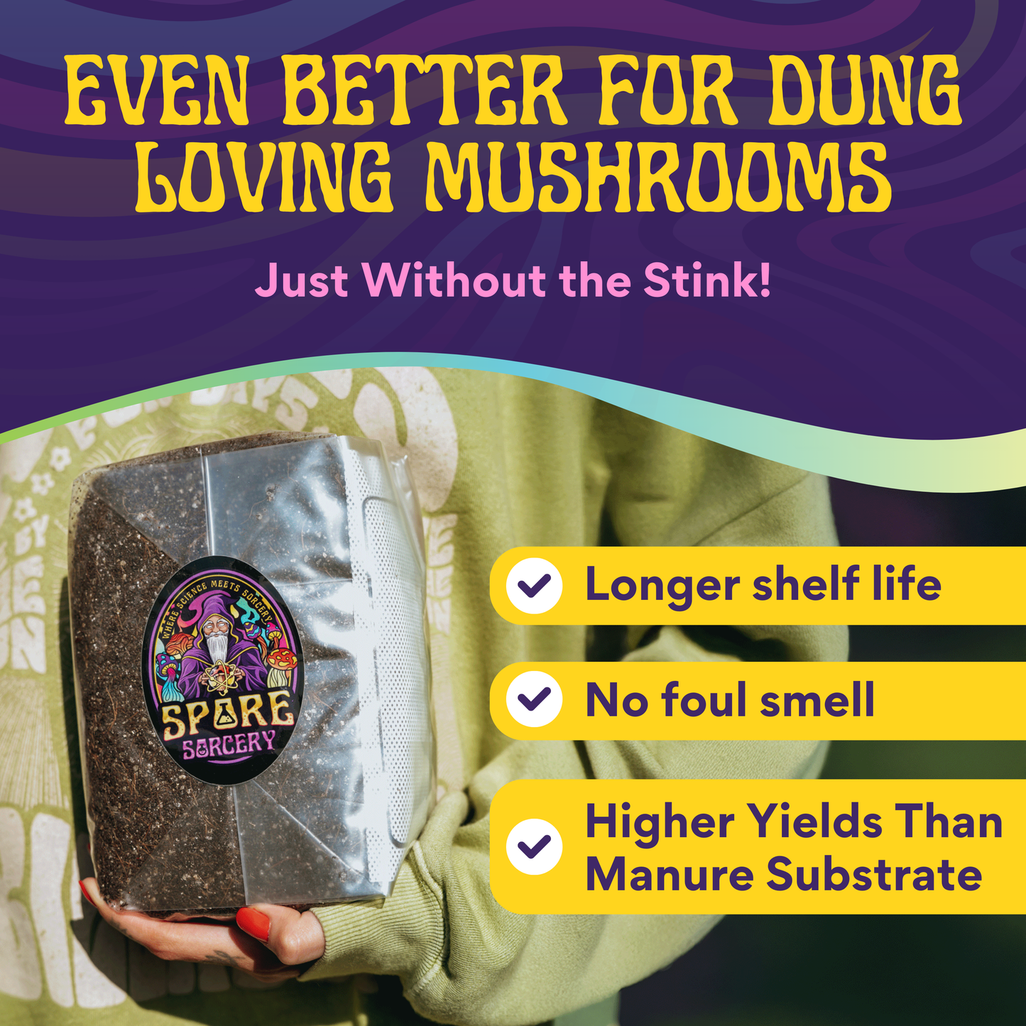 The Sorcerer's Mystic Blend Premium CVG Bulk Substrate
