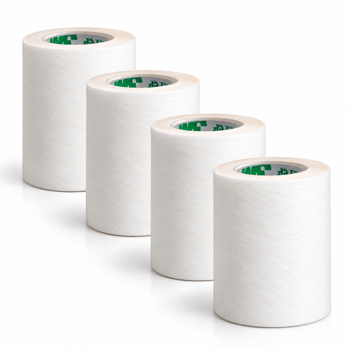 Four rolls of 3M Micropore 3 inch white breathable tape